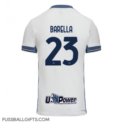 Inter Milan Nicolo Barella #23 Fußballbekleidung Auswärtstrikot 2024-25 Kurzarm